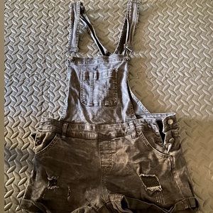 Black shirt jumpsuit